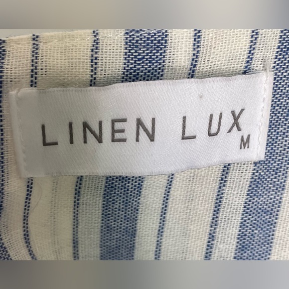 Linen Lux Striped Jumpsuit/Pantsuit - Picture 4 of 4
